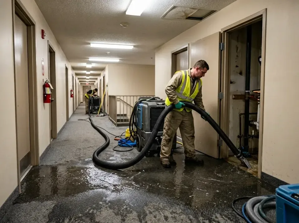 multi-unit-apartment-hallway-f-005 — frequently asked questions, Emergency Burst Pipe Water Extraction & Removal in Bell Gar…